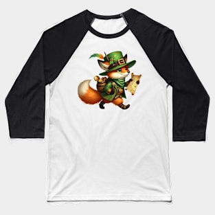 St Patricks Fox Baseball T-Shirt